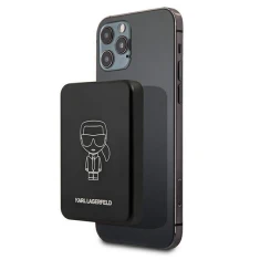 Портативний зарядний пристрій Karl Lagerfeld 3000mAh MagSafe Black (KLPBMSOIBK)