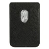 Магнітний гаманець Karl Lagerfeld Saffiano Choupette Head Black with MagSafe (KLWMSCHSFBK)