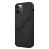 Чохол Guess Saffiano Vintage Script для iPhone 12 Pro Max Black (GUHCP12LRSAVSBK)