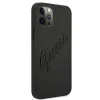 Чохол Guess Saffiano Vintage Script для iPhone 12 Pro Max Black (GUHCP12LRSAVSBK)