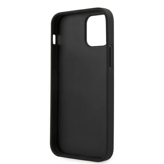 Чохол Guess Saffiano Vintage Script для iPhone 12 Pro Max Black (GUHCP12LRSAVSBK)