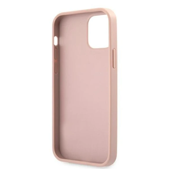 Чехол Guess Saffiano Vintage Script для iPhone 12 Pro Max Pink (GUHCP12LRSAVSRG)