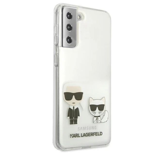 Чохол Karl Lagerfeld Karl and Choupette для Samsung Galaxy S21 Plus Transparent (KLHCS21MCKTR)