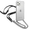 Чохол Guess 4G Silver Chain для iPhone 12 | 12 Pro Transparent (GUHCP12MKC4GSSI)