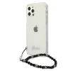 Чохол Guess Black Pearl для iPhone 12 | 12 Pro Transparent (GUHCP12MKPSBK)