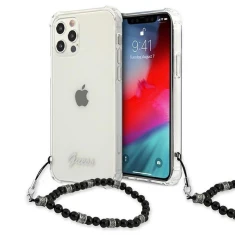Чохол Guess Black Pearl для iPhone 12 Pro Max Transparent (GUHCP12LKPSBK)