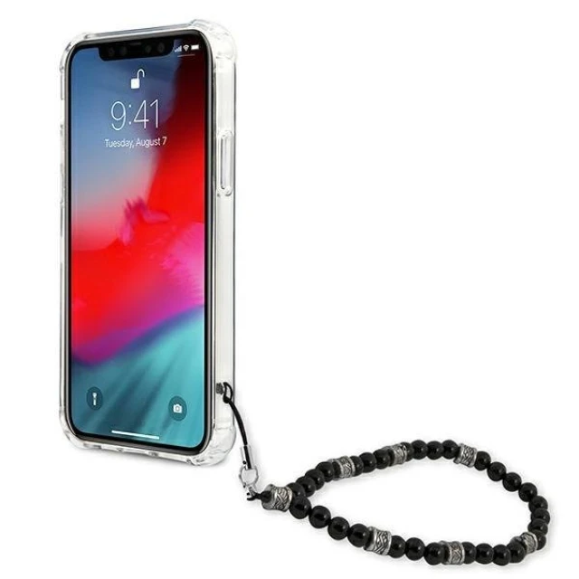 Чохол Guess Black Pearl для iPhone 12 Pro Max Transparent (GUHCP12LKPSBK)