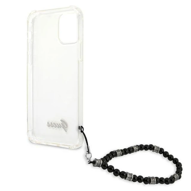 Чохол Guess Black Pearl для iPhone 12 Pro Max Transparent (GUHCP12LKPSBK)