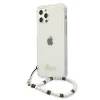 Чохол Guess White Pearl для iPhone 12 | 12 Pro Transparent (GUHCP12MKPSWH)
