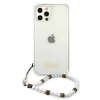 Чохол Guess White Pearl для iPhone 12 | 12 Pro Transparent (GUHCP12MKPSWH)