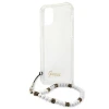 Чохол Guess White Pearl для iPhone 12 | 12 Pro Transparent (GUHCP12MKPSWH)