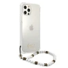 Чохол Guess White Pearl для iPhone 12 Pro Max Transparent (GUHCP12LKPSWH)
