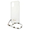Чохол Guess White Pearl для iPhone 12 Pro Max Transparent (GUHCP12LKPSWH)