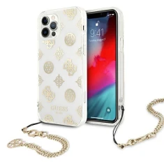 Чехол Guess Peony Chain Collection для iPhone 12 Pro Max Gold (GUHCP12LKSPEGO)