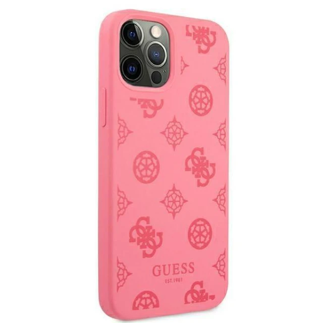 Чехол Guess Peony Collection для iPhone 12 Pro Max Pink (GUHCP12LLSPEFU)
