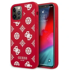 Чохол Guess Peony Collection для iPhone 12 Pro Max Red (GUHCP12LLSPEWRE)