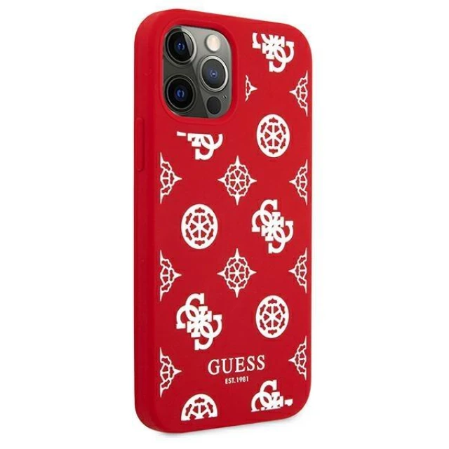 Чохол Guess Peony Collection для iPhone 12 Pro Max Red (GUHCP12LLSPEWRE)