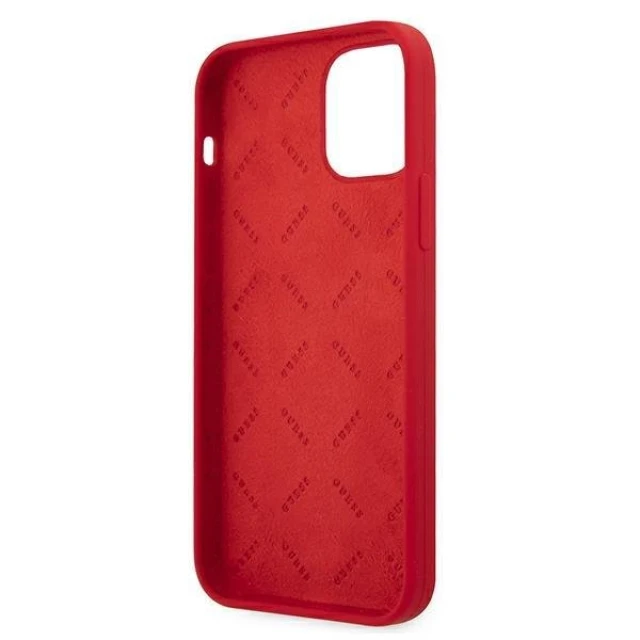 Чохол Guess Peony Collection для iPhone 12 Pro Max Red (GUHCP12LLSPEWRE)