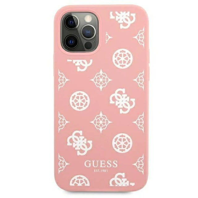 Чохол Guess Peony Collection для iPhone 12 Pro Max Pink (GUHCP12LLSPEWPI)