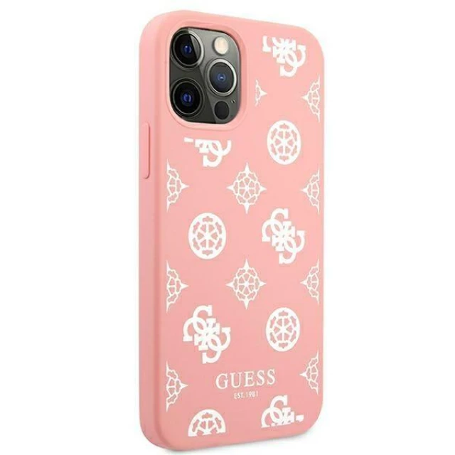 Чохол Guess Peony Collection для iPhone 12 Pro Max Pink (GUHCP12LLSPEWPI)