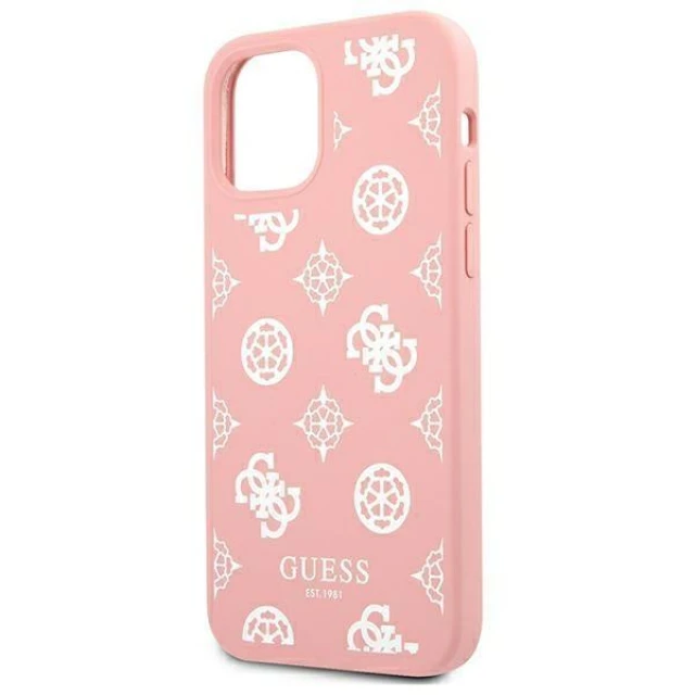 Чохол Guess Peony Collection для iPhone 12 Pro Max Pink (GUHCP12LLSPEWPI)