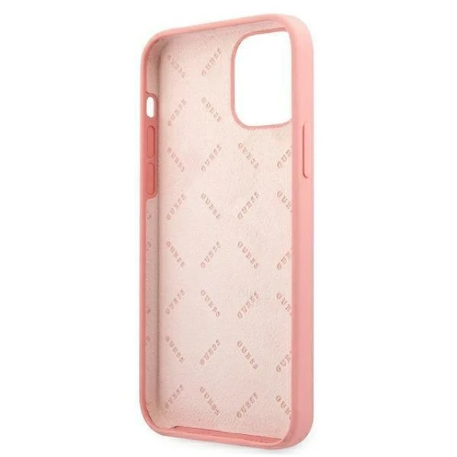 Чохол Guess Peony Collection для iPhone 12 Pro Max Pink (GUHCP12LLSPEWPI)