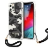 Чохол Guess Camo Strap Collection для iPhone 12 Pro Max Black (GUHCP12LKSARBK)