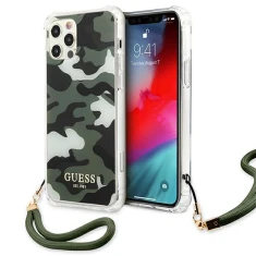 Чохол Guess Camo Strap Collection для iPhone 12 | 12 Pro Green (GUHCP12MKSARKA)