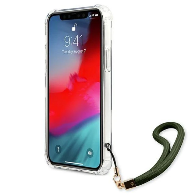 Чохол Guess Camo Strap Collection для iPhone 12 | 12 Pro Green (GUHCP12MKSARKA)