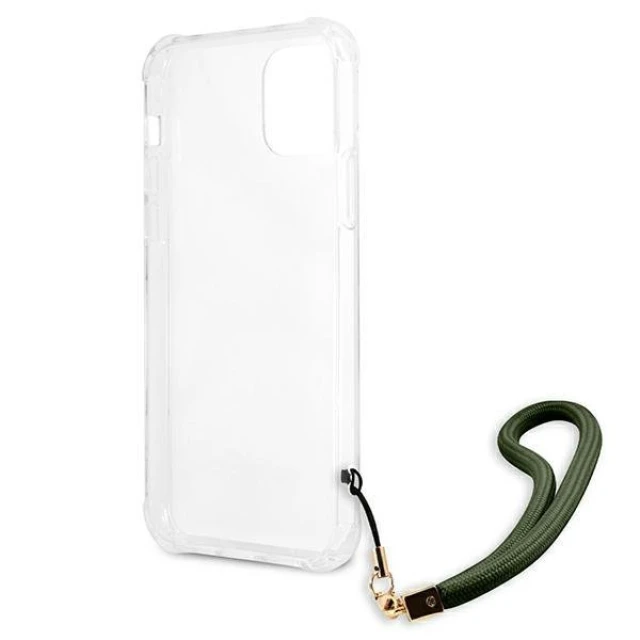 Чохол Guess Camo Strap Collection для iPhone 12 | 12 Pro Green (GUHCP12MKSARKA)