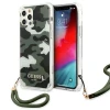 Чехол Guess Camo Strap Collection для iPhone 12 Pro Max Green (GUHCP12LKSARKA)