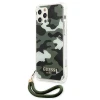 Чехол Guess Camo Strap Collection для iPhone 12 Pro Max Green (GUHCP12LKSARKA)