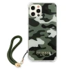 Чехол Guess Camo Strap Collection для iPhone 12 Pro Max Green (GUHCP12LKSARKA)