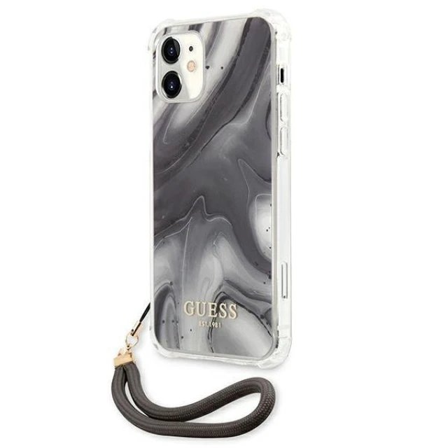 Чохол Guess Marble Collection для iPhone 12 mini Grey (GUHCP12SKSMAGR)