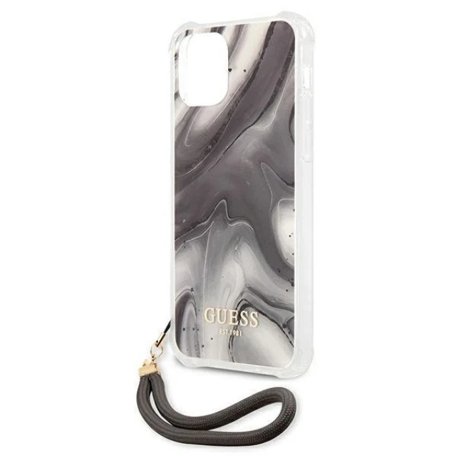 Чохол Guess Marble Collection для iPhone 12 Pro Max Grey (GUHCP12LKSMAGR)