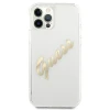 Чохол Guess Vintage Script для iPhone 12 Pro Max Transparent (GUHCP12LKTRSVGO)