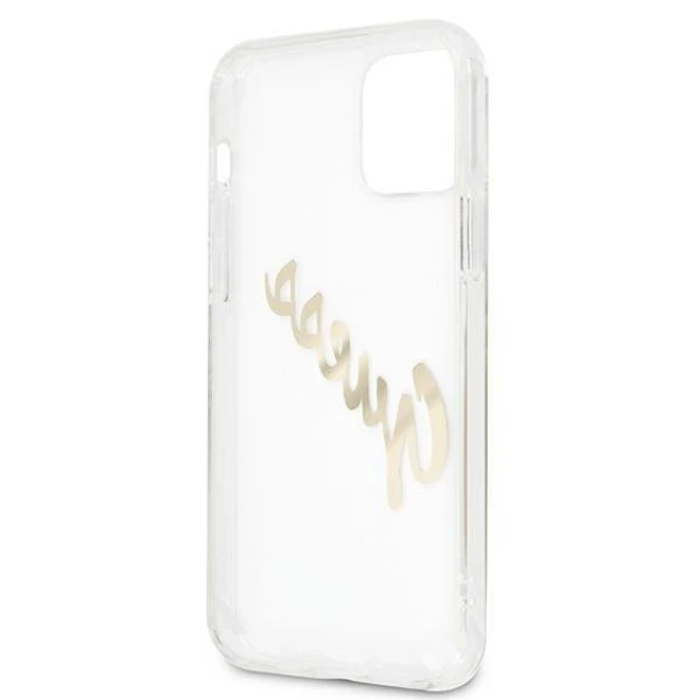 Чохол Guess Vintage Script для iPhone 12 Pro Max Transparent (GUHCP12LKTRSVGO)