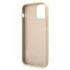 Чохол Guess Saffiano Vintage Script для iPhone 12 | 12 Pro Gold (GUHCP12MRSAVSLG)