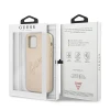 Чохол Guess Saffiano Vintage Script для iPhone 12 Pro Max Gold (GUHCP12LRSAVSLG)