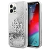 Чохол Guess 4G Big Liquid Glitter для iPhone 12 Pro Max Silver (GUHCP12LLG4GSI)