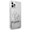 Чохол Guess 4G Big Liquid Glitter для iPhone 12 Pro Max Silver (GUHCP12LLG4GSI)