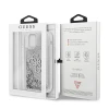 Чохол Guess 4G Big Liquid Glitter для iPhone 12 Pro Max Silver (GUHCP12LLG4GSI)