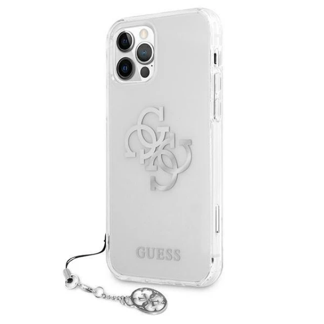 Чехол Guess Charms Collection для iPhone 12 Pro Max Transparent (GUHCP12LKS4GSI)