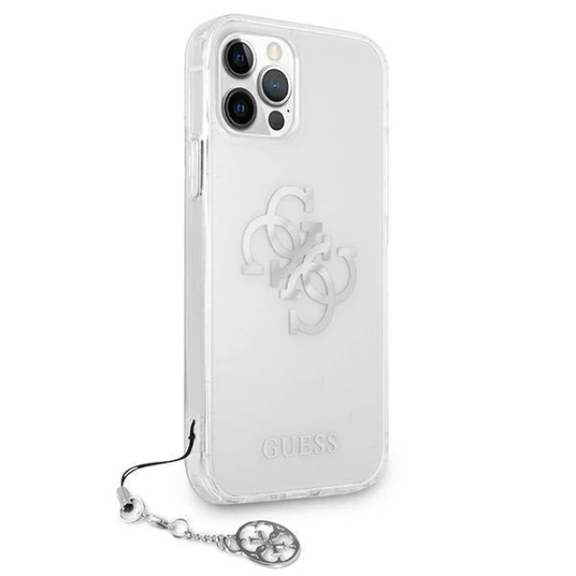 Чехол Guess Charms Collection для iPhone 12 Pro Max Transparent (GUHCP12LKS4GSI)