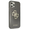 Чехол Guess Glitter 4G Big Logo для iPhone 12 Pro Max Black (GUHCP12LPCUGL4GBK)