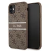 Чохол Guess 4G Stripe для iPhone 11 Brown (GUHCN614GDBR)
