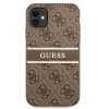 Чохол Guess 4G Stripe для iPhone 11 Brown (GUHCN614GDBR)