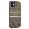 Чохол Guess 4G Stripe для iPhone 11 Brown (GUHCN614GDBR)
