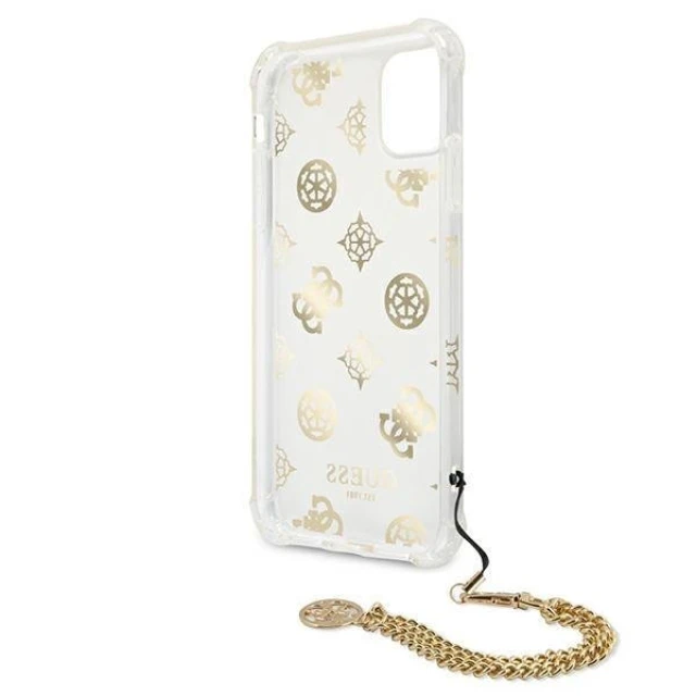 Чехол Guess Peony Chain Collection для iPhone 11 Pro Gold (GUHCN58KSPEGO)