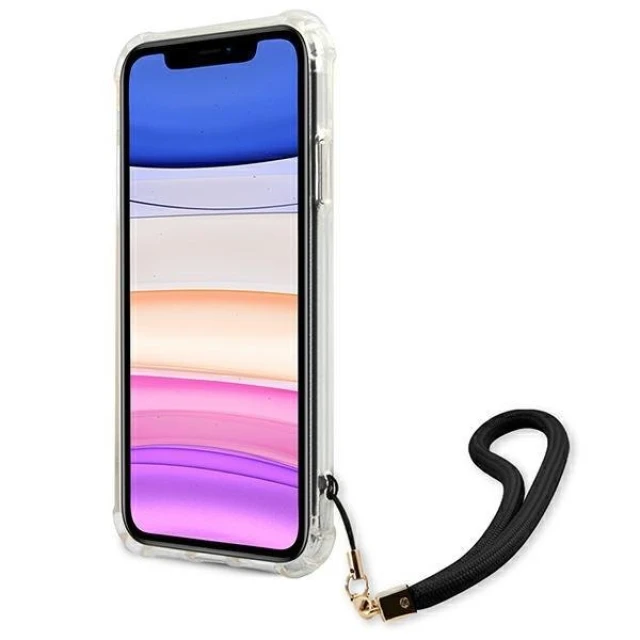 Чохол Guess Camo Strap Collection для iPhone 11 Black (GUHCN61KSARBK)